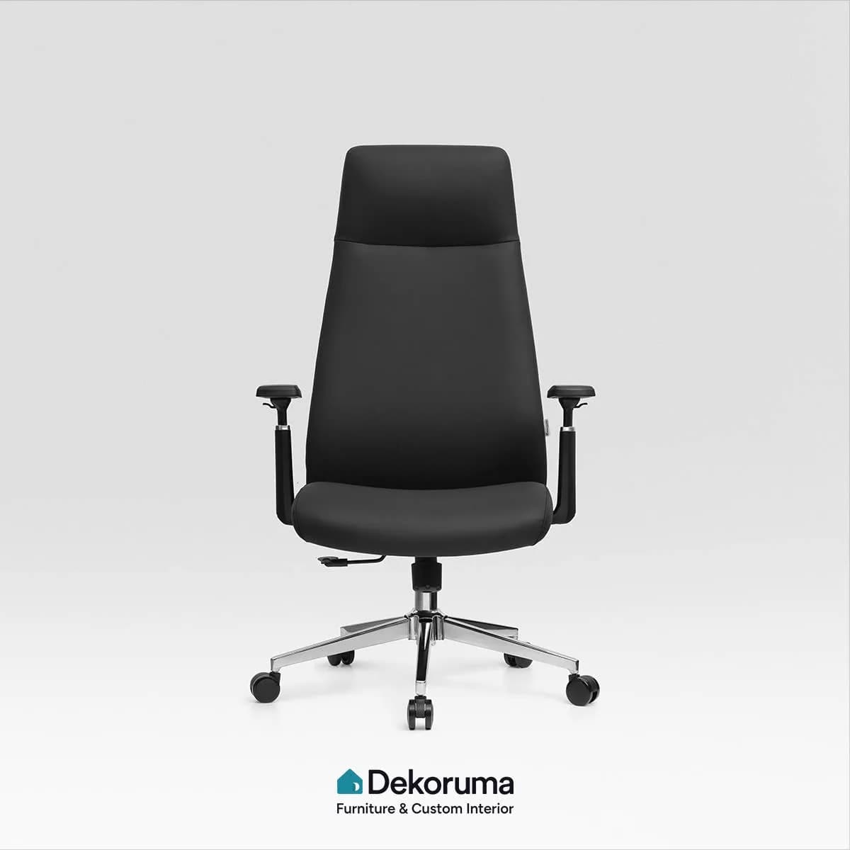 Heim Studio DECLAN Kursi Kantor Ergonomis Manager - Hitam